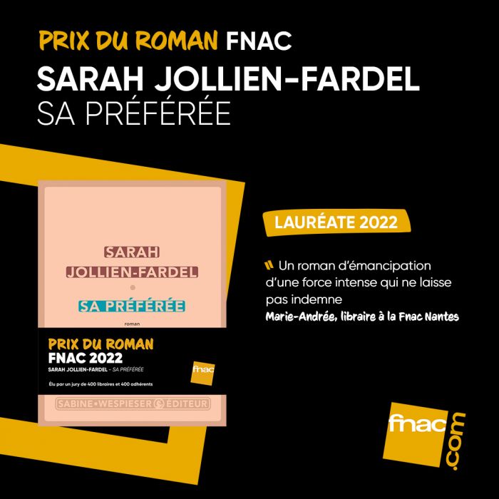 Le Prix du Roman Fnac a choisi « Sa préférée »